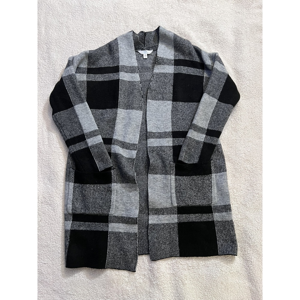 Time and Tru Black Soot Cardigan S